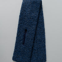 ECHARPE TUBULAIRE - DARK BLUE - LAINE NATURELLE - COLDBREAKER