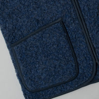 GILET MIXTE - DARK BLUE - LAINE NATURELLE - COLDBREAKER