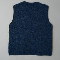 GILET MIXTE - DARK BLUE - LAINE NATURELLE - COLDBREAKER
