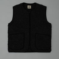 GILET MIXTE - DEEP BLACK - LAINE NATURELLE - COLDBREAKER