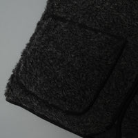 GILET MIXTE - NOIR CHINÉ - LAINE NATURELLE - COLDBREAKER