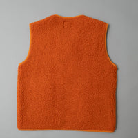 GILET MIXTE - ORANGE - LAINE NATURELLE - COLDBREAKER