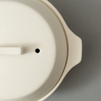 COCOTTE EN CÉRAMIQUE - 1,2 L - KAKOMI CERAMIC POT - BLANC - KINTO
