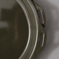 FORIS PLATE - ASSIETTE / POÊLE - 26 CM - ASH GREEN - KINTO