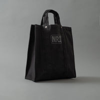 SAC TOTE EN CANVAS - LABOUR TOTE BAG SMALL - BLACK - PUEBCO