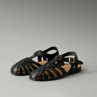 SANDALES MEDUSE - CUIR NOIR - T36/42 - MEDUSE