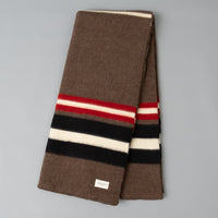 PLAID XXL - LAINE BULGARE - 200 X 160 CM - BRUN - MAGASIN VIVANT!
