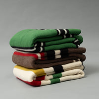 PLAID XXL - LAINE BULGARE - 200 X 160 CM - VERT - MAGASIN VIVANT!
