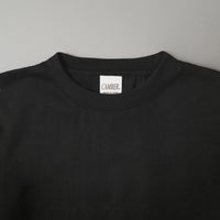 T-SHIRT EPAIS - NOIR - MANCHES LONGUES - MAX WEIGHT 8 OZ - CAMBER USA