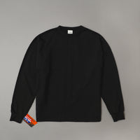 T-SHIRT EPAIS - NOIR - MANCHES LONGUES - MAX WEIGHT 8 OZ - CAMBER USA