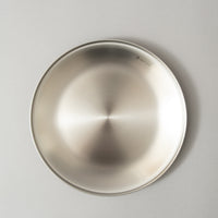 ASSIETTE PLATE INOX - RENEWED TABLEWARE PLATE L - 21,6 CM - SNOW PEAK