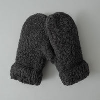 MOUFLES MIXTES - NOIR - LAINE NATURELLE - COLDBREAKER