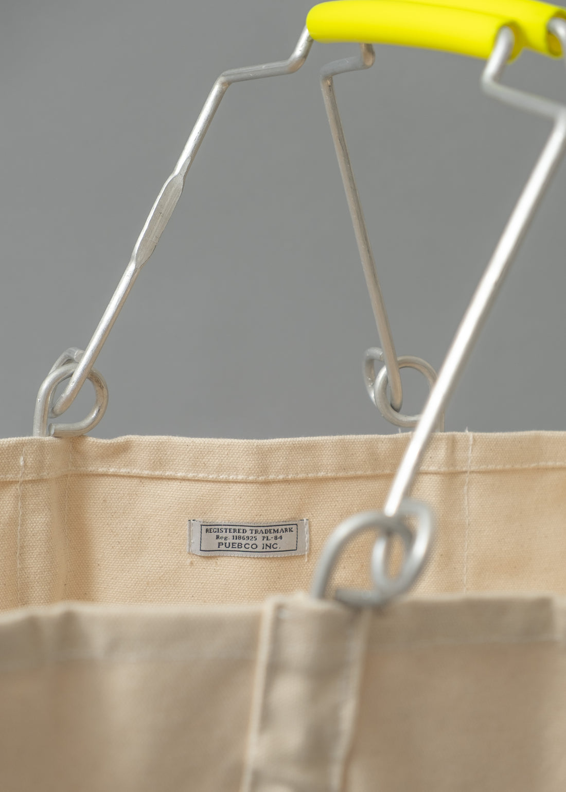 PANIER EN COTON PLIABLE - "ACCORDION CANVAS MARKET BASKET" - PUEBCO