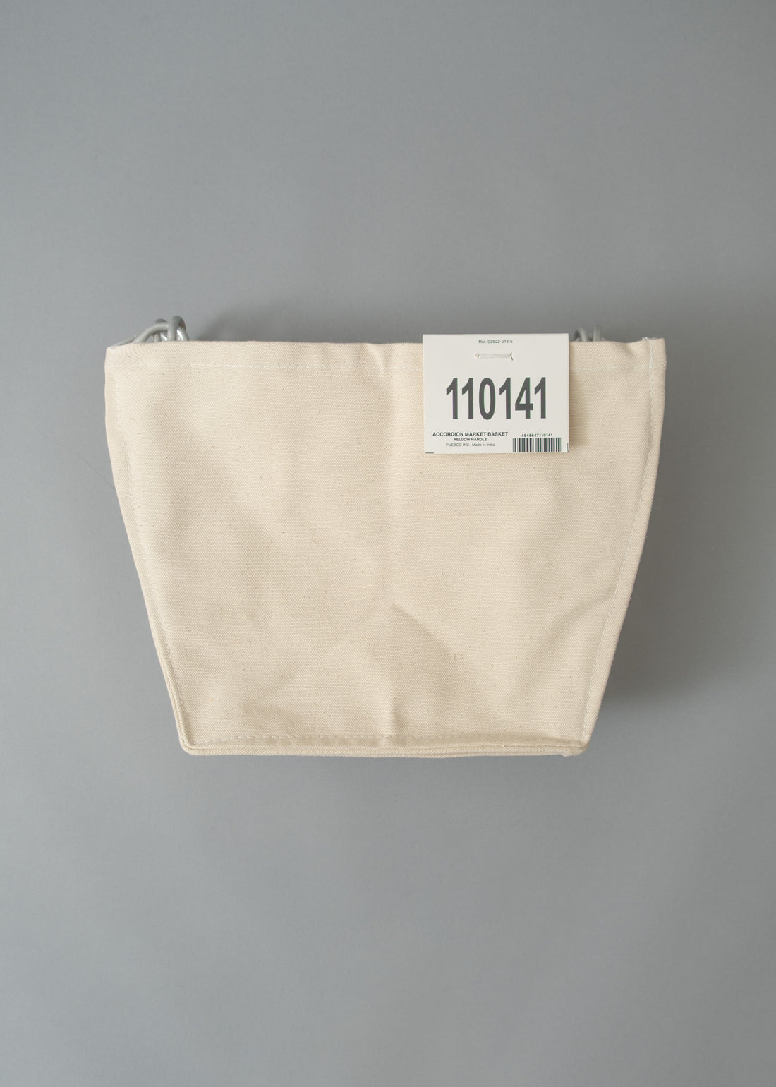 PANIER EN COTON PLIABLE - "ACCORDION CANVAS MARKET BASKET" - PUEBCO
