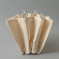 PANIER EN COTON PLIABLE - "ACCORDION CANVAS MARKET BASKET" - PUEBCO