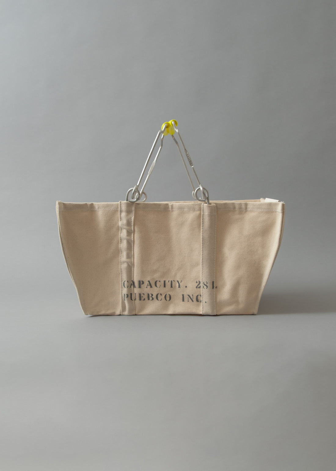 PANIER EN COTON PLIABLE - "ACCORDION CANVAS MARKET BASKET" - PUEBCO