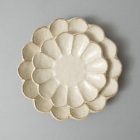 ASSIETTE EN PORCELAINE - "RINKA" - 22 CM - KANEKO KOHYO POTTERY