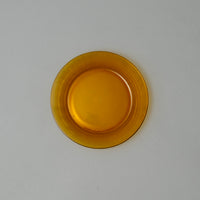 ASSIETTES PLATES X6 - VERRE TREMPÉ - LYS VERMEIL - 23,5 CM - DURALEX