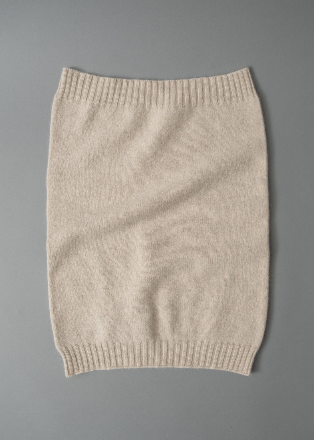 CACHE COL "STEWARTON" UNISEXE - LAINE D'AGNEAU / ANGORA - NATUREL - MACKIE