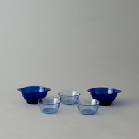 COUPELLES DE TABLE X6 - VERRE TREMPÉ - LYS MARINE - 10,5 CM - DURALEX