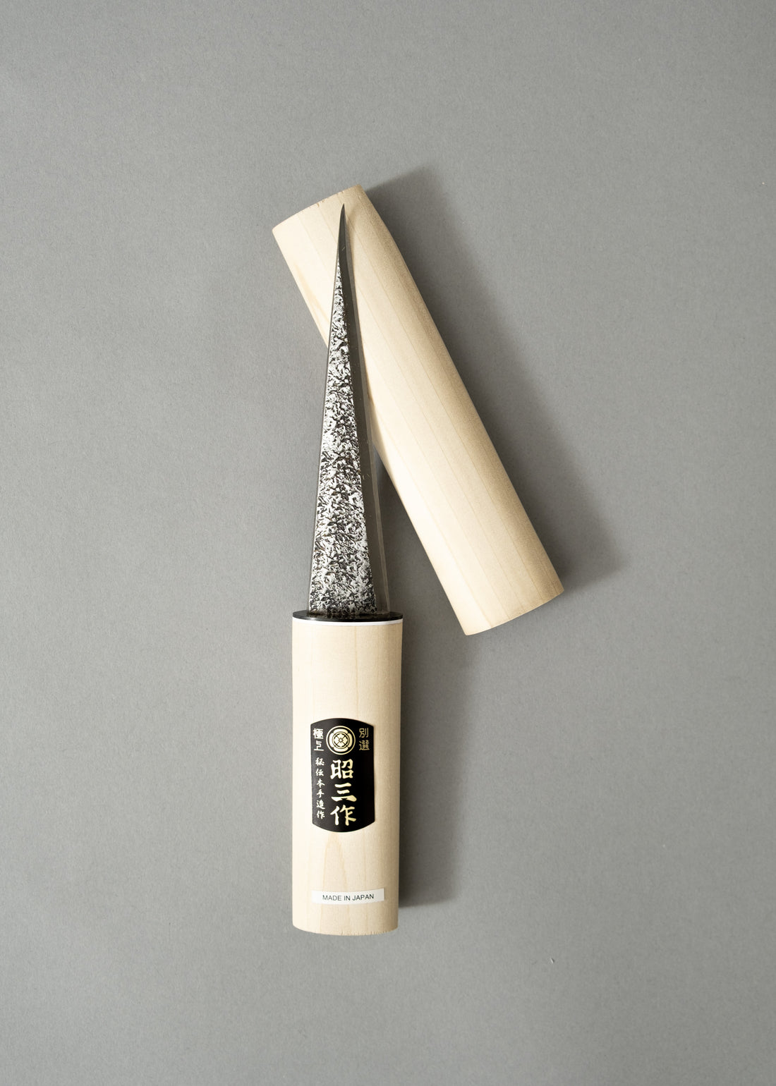 COUTEAU DE SCULPTURE "KURI" JAPONAIS - LAME 12 CM - ACIER SHIROGAMI - IKEUCHI - OUTINOMI X MAGASIN VIVANT!