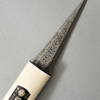 COUTEAU DE SCULPTURE "KURI" JAPONAIS - LAME 12 CM - ACIER SHIROGAMI - IKEUCHI - OUTINOMI X MAGASIN VIVANT!