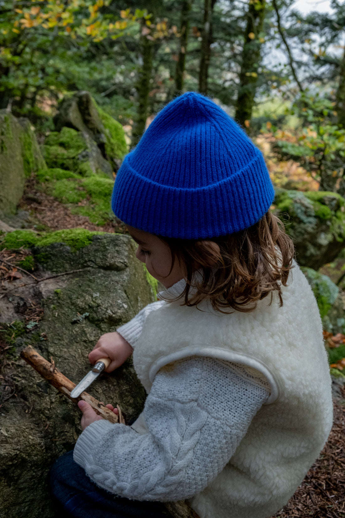 GILET ENFANT EN LAINE NATURELLE - DE 0 À 4 ANS - DIRECT TANNERIE