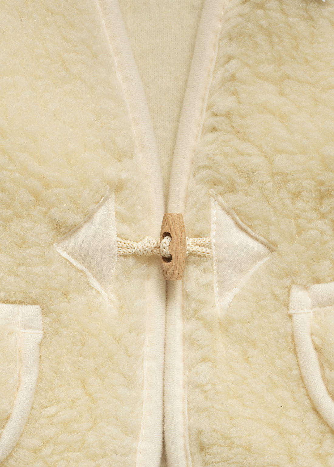 GILET ENFANT EN LAINE NATURELLE - DE 0 À 4 ANS - DIRECT TANNERIE