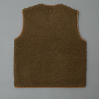 GILET MIXTE - BRUN - LAINE NATURELLE - COLDBREAKER