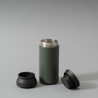 TRAVEL TUMBLER - GOURDE ISOTHERME - 350 ML - ASH GREEN - KINTO
