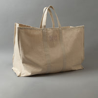 SAC XXL - ECRU - LABOUR TOTE BAG - CANVAS COTON - PUEBCO