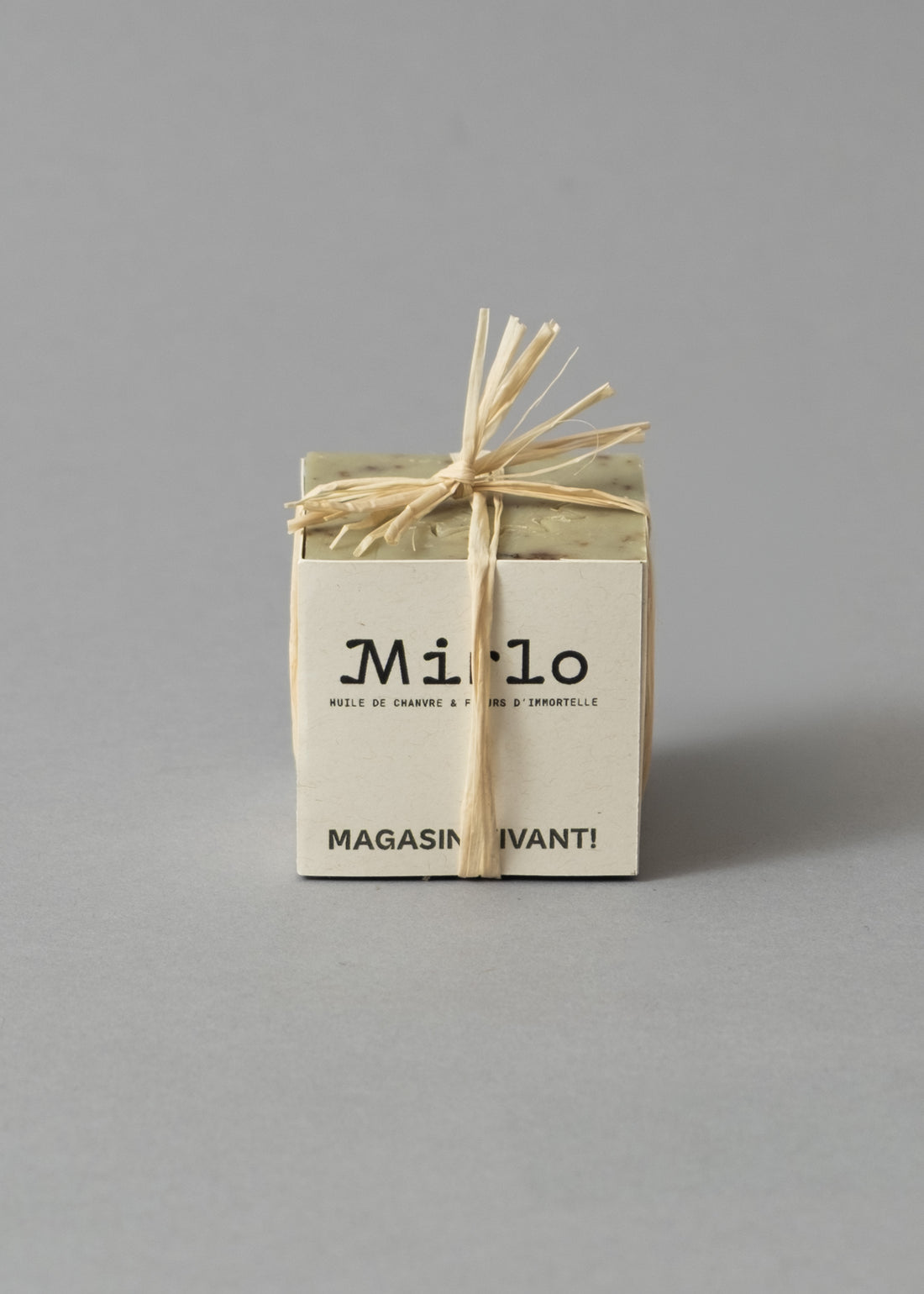 SAVON EXFOLIANT - "MAGU XL" - IMMORTELLE & CHANVRE - 200GR - EDITION MIRLO x MAGASIN VIVANT!