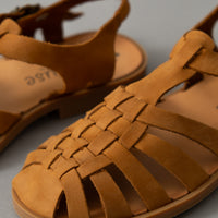 SANDALES MEDUSE - CUIR COGNAC - T36/42 - MEDUSE