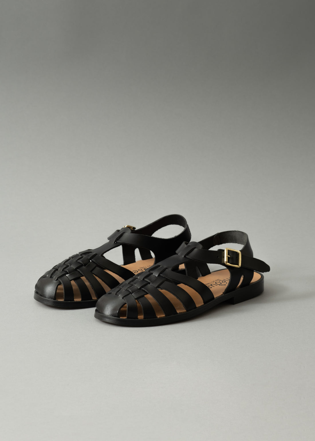 SANDALES MEDUSE - CUIR NOIR - T36/42 - MEDUSE