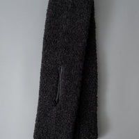 ECHARPE TUBULAIRE - NOIR - LAINE NATURELLE - COLDBREAKER
