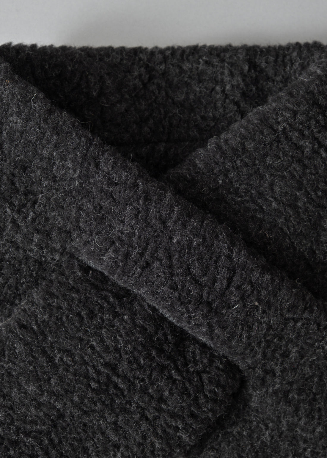 ECHARPE TUBULAIRE - NOIR - LAINE NATURELLE - COLDBREAKER