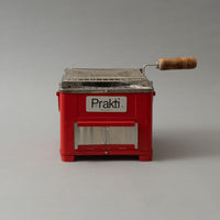 STREET FOOD BBQ - POELE DE CUISSON + GRILL - ROUGE - PRAKTI