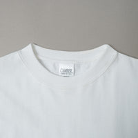T-SHIRT EPAIS - BLANC - MANCHES LONGUES - MAX WEIGHT 8 OZ - CAMBER USA