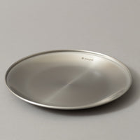 ASSIETTE PLATE INOX - RENEWED TABLEWARE PLATE L - 21,6 CM - SNOW PEAK
