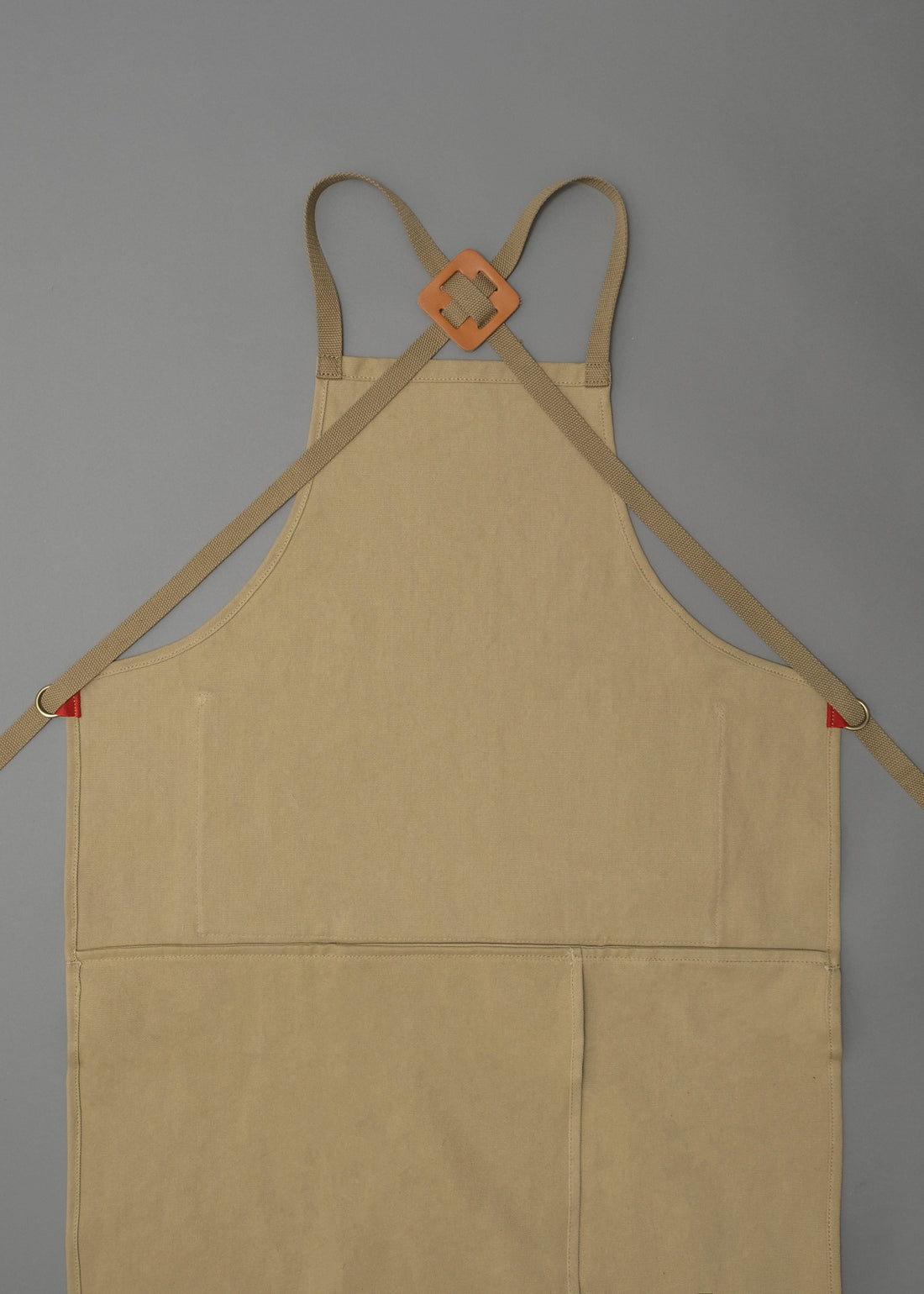 TABLIER FENDU EN CANVAS EPAIS - "FRONT SPLIT APRON" - NIWAKI