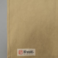 TABLIER FENDU EN CANVAS EPAIS - "FRONT SPLIT APRON" - NIWAKI
