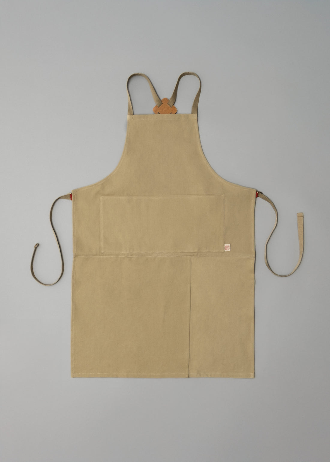 TABLIER FENDU EN CANVAS EPAIS - "FRONT SPLIT APRON" - NIWAKI