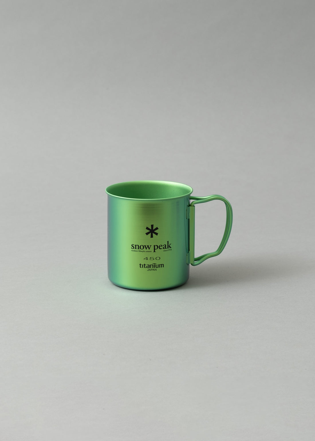 MUG EN TITANE ANODISÉ - VERT - SNOW PEAK