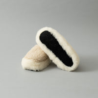 CHAUSSONS MIXTES - NATUREL / ECRU - LAINE NATURELLE - COLDBREAKER