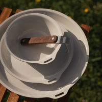 FORIS PLATE - ASSIETTE / POÊLE / COUVERCLE - 19,5 CM - SAND BEIGE - KINTO