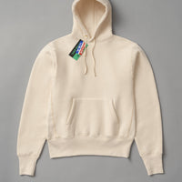SWEATSHIRT EPAIS - ECRU - Cross-Knit® heavyweight 12 OZ  - CAMBER USA