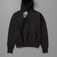 SWEATSHIRT EPAIS - NOIR - Cross-Knit® heavyweight 12 OZ  - CAMBER USA