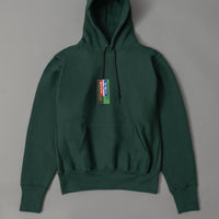 SWEATSHIRT EPAIS - DARK GREEN - Cross-Knit® heavyweight 12 OZ  - CAMBER USA
